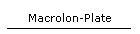 Macrolon-Plate
